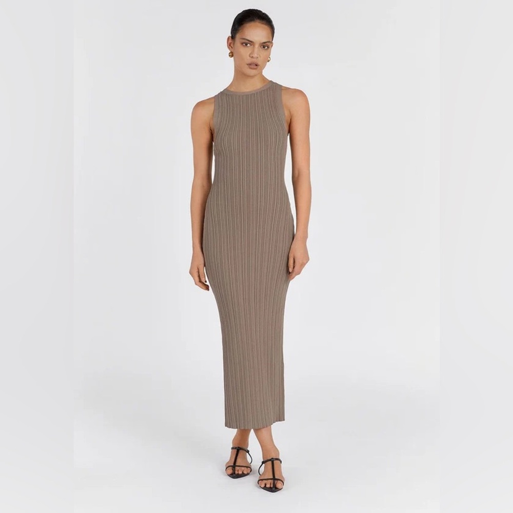 DISSH Anders Latte Knit Midi Dress